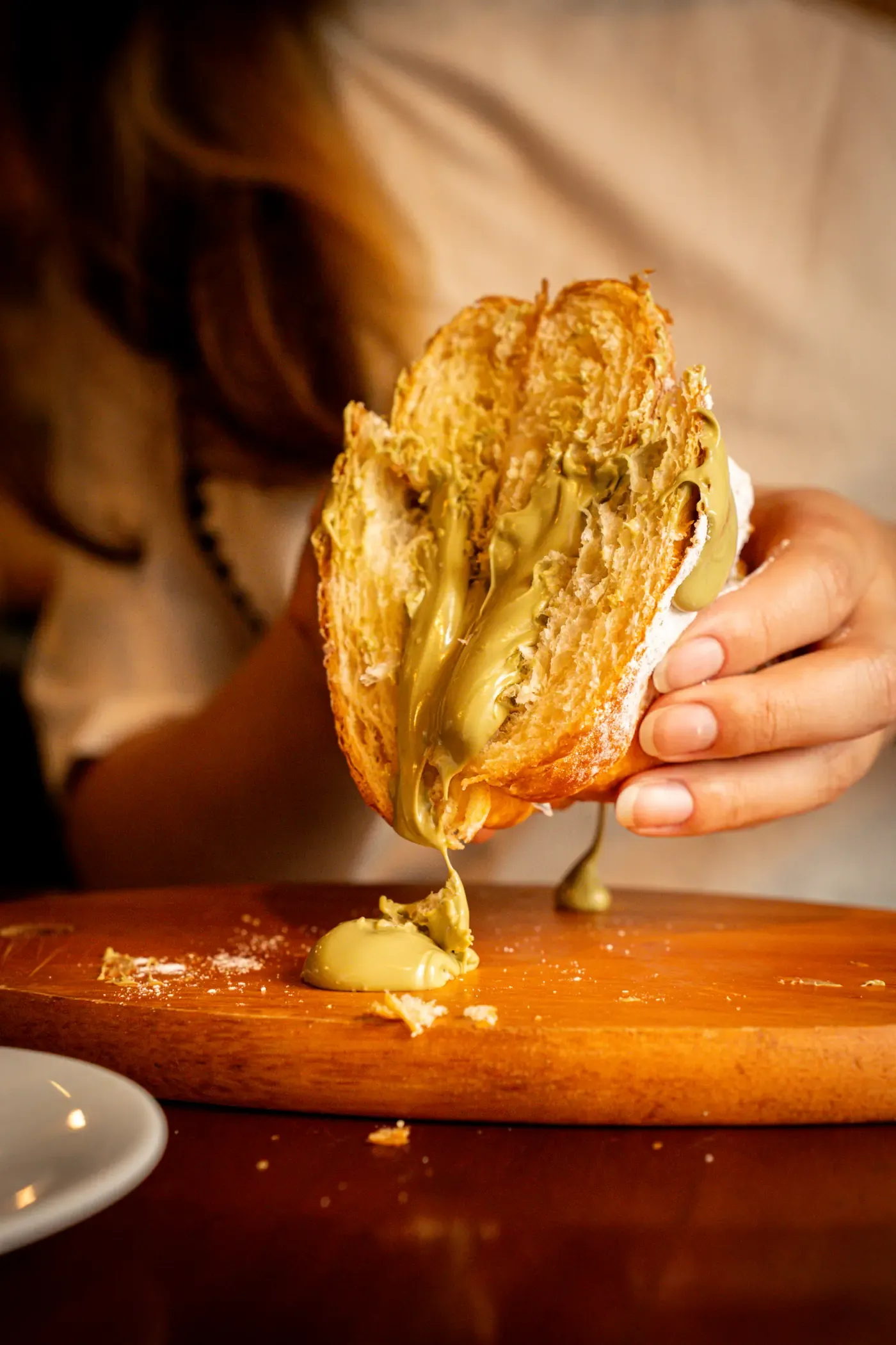 E esse Croissant de Pistache da Pane&Salute? Mais uma foto que fizemos na nossa captação de conteúdos mensais.