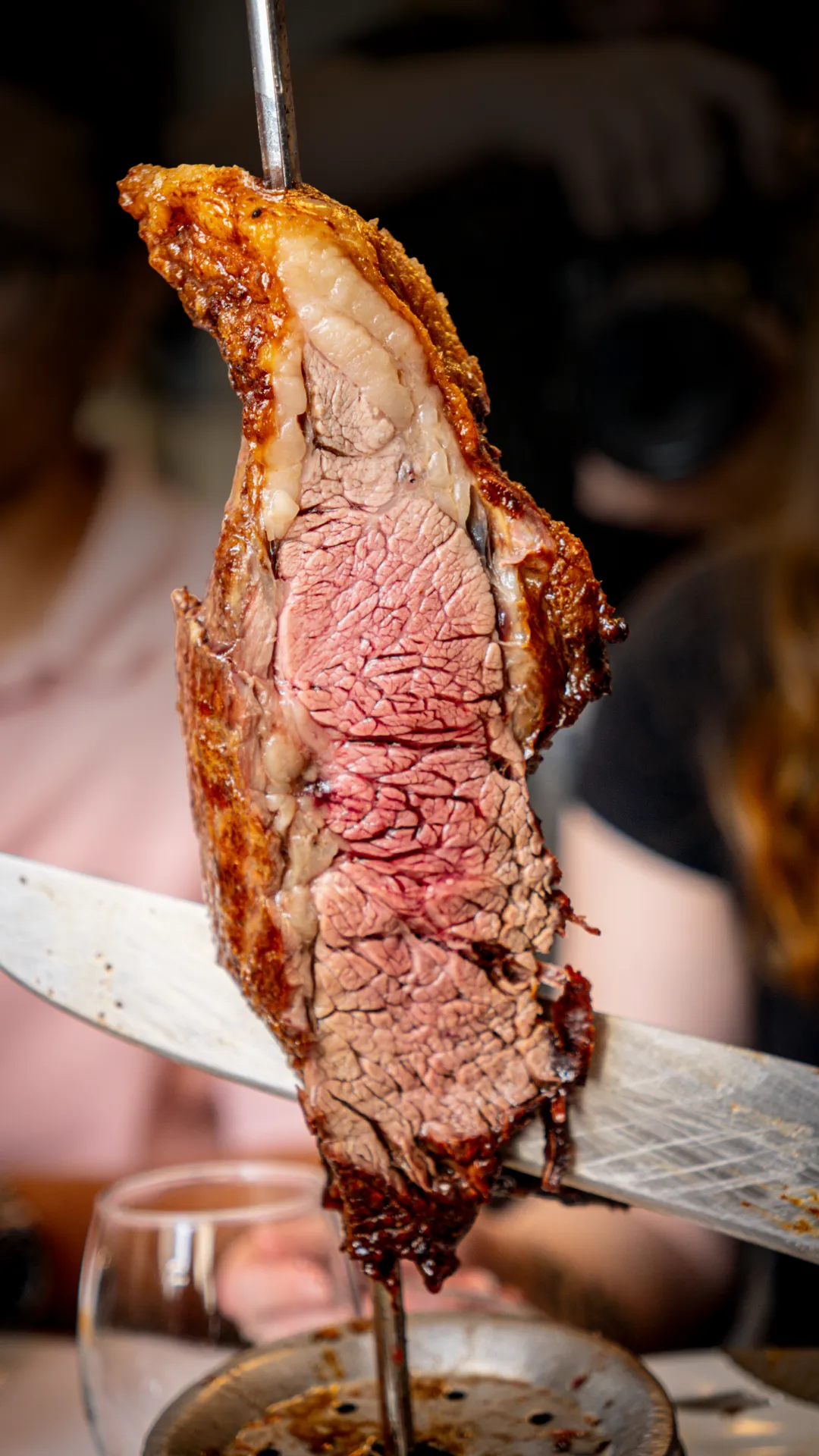Será que ta no ponto ? A foto está linda mas a carne...... Churrascaria Espeto de Ouro